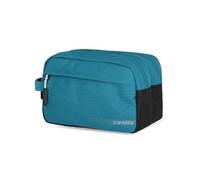travelite Kulturtasche Kick Off, Kosmetiktasche klein, 26 cm, 5 Liter | Kulturbeutel für Damen & Herren, Waschtasche, Makeup Bag, Kosmetikbeutel mit 2 Hauptfächern, schmutzabweisend