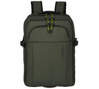 Travelite Backpack Rucksack Trolley Briize 2 Rollen mit Laptopfach 15,6 Zoll Khaki