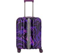 Travelite Lascana Edition 4-Rollen-Bordtrolley S 55 cm -Purple Swirl