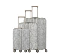 Travelite Lascana Edition 4W L/M/S Kofferset Champagne Koffer mit 4 Rollen Kofferset