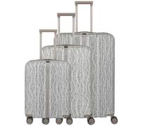 Travelite Lascana 4 Rollen Kofferset 3-teilig silberfarben