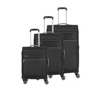 Travelite Miigo 4w L/M/S Schwarz Koffer mit 4 Rollen Weichgepäck