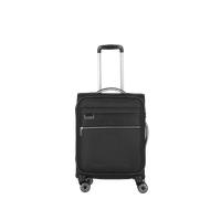 Travelite Bordtrolley Handgepäck Koffer nachhaltig, 4 Rollen, MIIGO, Weichgepäck Trolley klein aus recyceltem Material, TSA Schloss, 55 cm, 35 Liter