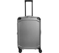 Travelite Millennium 4-Rollen-Koffer M 67 cm erw. -Silver