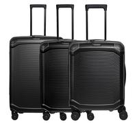 travelite MILLENNIUM Trolley 4-Rollen L/M exp./S Black