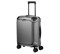 Travelite Millennium Spinner Cabin Trolley Frontpocket silver