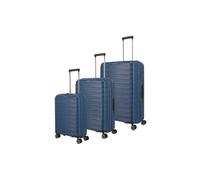 travelite Mooby 4 Rollen Kofferset 3-teilig, blau marine