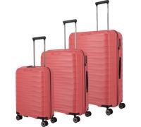 Travelite Mooby 4 Rollen Kofferset 3-teilig rot (TAS014149) rot
