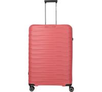 Travelite Koffer groß, MOOBY L, Kratzfeste Hartschale, mit recyceltem Material, 77 cm, 106 l, 3,7 kg, mit 4 leichtläufigen Doppelrollen & TSA-Schloss - robuster Reisekoffer für Lange Reisen