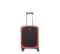 Travelite Mooby - 4-Rollen-Kabinentrolley mit Vortasche S 55 cm (rot)