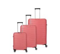 travelite MOOBY Trolley 4-Rollen L/M exp./S Red