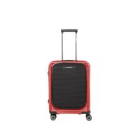 Travelite Mooby 4-Rollen-Handgepäcktrolley mit Vortasche 55 cm -Rot
