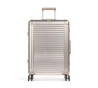 Travelite Next 2.0 4-Rollen Trolley champagner, Aluminium, Unisex