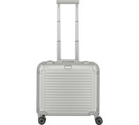 Travelite Next 4-Rad Business Trolley aus Aluminium 44 cm -Silber
