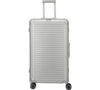 Travelite Next 4w Trolley Trunk Silber Koffer mit 4 Rollen Koffer