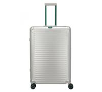 Travelite NEXT 4w Trolley L Silber-Grün 2025