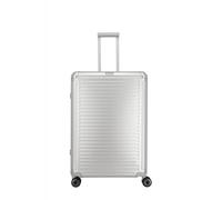 Travelite Next 4-Rollen-Trolley aus Aluminium 77 cm -Silber