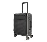 travelite Next 4W Trolley With Front Bag S Black