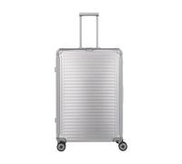 Travelite Next Aluminium Trolley L (4 Rollen, 100 Liter, Grau/Silber)