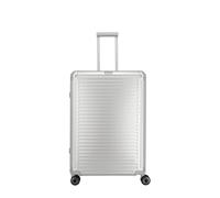 Travelite Next 4-Rollen-Trolley aus Aluminium 77 cm -Silber