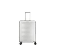 Travelite NEXT Trolley M mit 4 Rollen (67cm) - Silber Silber [56] Koffer24