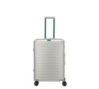 Travelite Next 75 Jahre Jubiläums-Edition - 4-Rollen-Trolley M 67 cm (silber-grün)