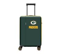 Travelite NFL Hartschalen Handgepäck Trolley Green Bay Packers, 40 x 55 x 20 cm, ABS Bordtrolley passend für Lufthansa, Eurowings, Kabinenkoffer mit TSA-Schloss und 4 Doppelrollen, 2,8 kg, 36 L