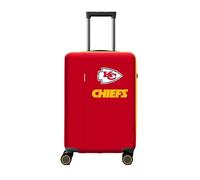 Travelite NFL Hartschalen Koffer Kansas City Chiefs Größe M, erweiterbar, ABS Trolley mit TSA-Schloss und 4 Doppelrollen, 45 x 67 x 26,5-30 cm, 3,9 kg, 69-80 L