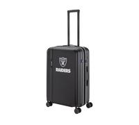 Travelite NFL Hartschalen Koffer Las Vegas Raiders Größe M, erweiterbar, ABS Trolley mit TSA-Schloss und 4 Doppelrollen, 45 x 67 x 26,5-30 cm, 3,9 kg, 69-80 L