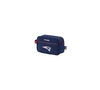 travelite NFL Kulturtasche New England Patriots, 3 Liter, Ultraleicht | kompakter Kulturbeutel aus robustem Polyester mit Reißverschlussfächern und Tragegriff, 15 x 24 x 9 cm
