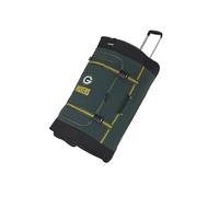 Travelite NFL Rollenreisetasche Green Bay Packers, 112 Liter, leicht | XXL Sporttasche mit Rollen, Teleskopgestänge und separatem Seitenfach, 36 x 79 x 39 cm, Reisetasche mit Rollen groß