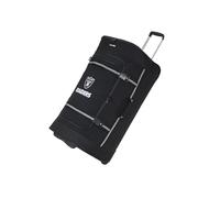 Travelite NFL Rollenreisetasche Las Vegas Raiders, 112 Liter, leicht | XXL Sporttasche mit Rollen, Teleskopgestänge und separatem Seitenfach, 36 x 79 x 39 cm, Reisetasche mit Rollen groß