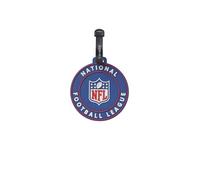 travelite NFL Shield Kofferanhänger, Gepäckanhänger aus Silikon mit Adressfeld, flexibel und robust, für einfaches Kennzeichnen von Koffer, Rucksack oder Reisetasche, 9 x 9 x 0,7 cm