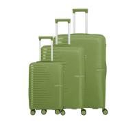 Travelite - PACIFIC 3-tlg. Koffer-Set Olive - Gr. - L/ M/ S