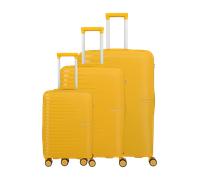 Travelite - PACIFIC 3-tlg. Koffer-Set Yellow - Gr. - L/ M/ S
