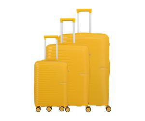 travelite - PACIFIC 3-tlg. Koffer-Set Yellow - Gr. - S