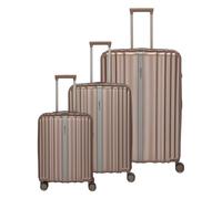 Travelite Paros 4-Rollen Trolley Set altrosa, ABS,Polycarbonat, Damen