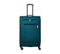 Travelite Priego Trolley 4w L Petrol Koffer mit 4 Rollen Weichgepäck