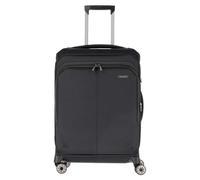 Travelite Priima 4w Trolley M Schwarz Koffer mit 4 Rollen Weichgepäck