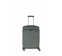 Travelite Priima Trolley Gr. M 68 cm mit 4 Rollen aus Nylon + recyceltem Polyester Oliv