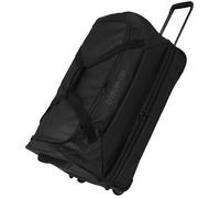 Travelite Basics Rollenreisetasche schwarz, Plane, 38 x 70 x 37cm