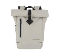 Travelite Rolltop Rucksack wasserfest, Fahrradrucksack, Freizeitrucksack mit Rolltop Verschluss & Reflektoren, BASICS, 48 cm, 19 Liter