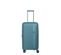 Travelite 4-Rad Hartschalenkoffer mittelgroß 74 Liter, Trunk Koffer, Gepäck Serie Roomer: Hartschalen Trolley mit Dehnfalte + TSA Kombinationsschloss, 66 cm (kein Sperrgepäck)