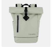 Travelite Rolltop Rucksack wasserfest, Fahrradrucksack, Freizeitrucksack mit Rolltop Verschluss & Reflektoren, BASICS, 48 cm, 19 Liter