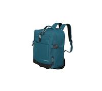 Travelite Rucksack KICK OFF, Laptopfach 15,6 Zoll, Handgepäck Rucksack mit Rollen und Teleskopgestänge, vielseitiger Reiserucksack, 30 x 40 x 20/23 cm, 24/28 L
