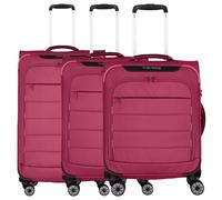 Travelite Skaii 4-Rollen Kofferset 3tlg. abendrot (92640-12) rot