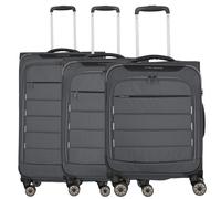 Travelite Skaii 4-Rollen Trolley Set dunkelgrau