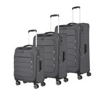 Travelite Skaii 4-Rollen Trolley Set dunkelgrau