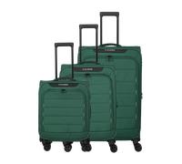 Travelite Skaii 4-Rollen-Trolley Set 3tlg. (green, L/M erw./S)