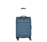 Travelite Skaii Trolley M, 4-Rollen erweiterbar Panoramablau